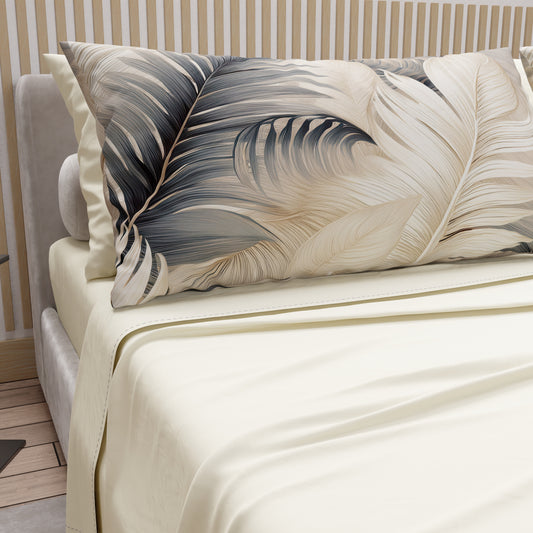 Draps en coton, parure de lit avec taies d'oreiller en impression numérique Tropical 06-10