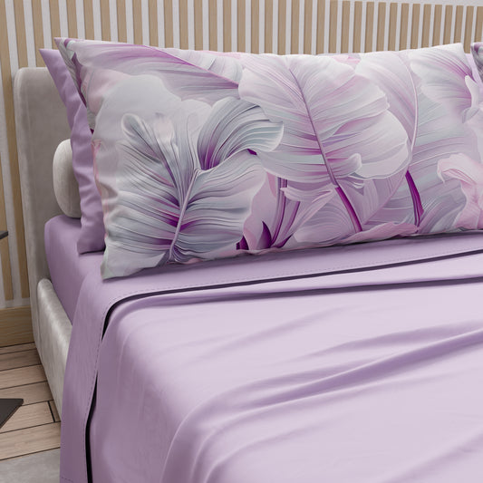 Lenzuola in Cotone, Completo Letto con Federe in Stampa Digitale Tropical 06-8