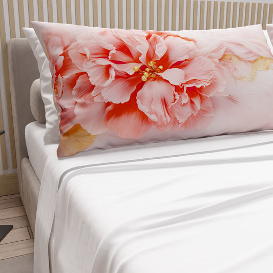 Draps en Coton, Parure de Lit avec Taies d'Oreiller en Impression Numérique Honolulu