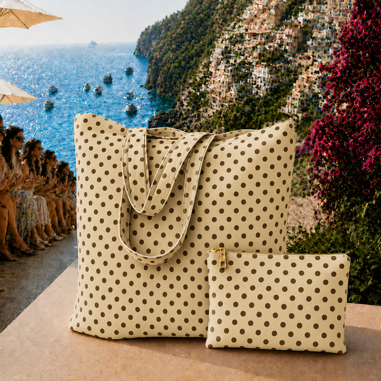 Collezione Mare in Stampa Digitale Pois 04