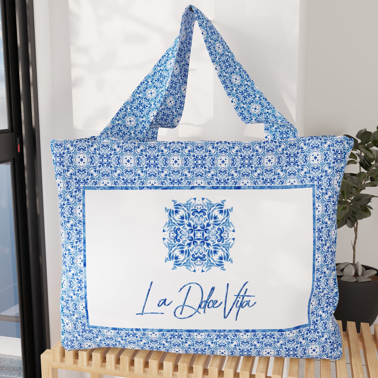 Sac de plage femme, sac de plage, sac de plage en microfibre, Dolce Vita