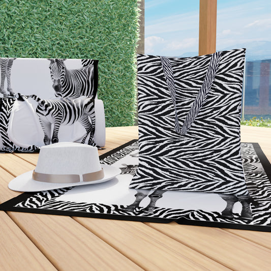 Sac cabas femme, Sac de courses réutilisable, Sac fourre-tout, Zèbre