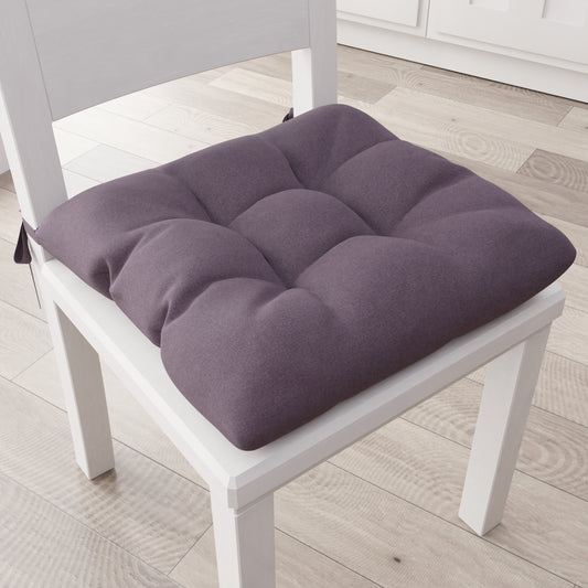 Coussins pour Chaises Housse de Chaise Shabby Chic Uni Mauve