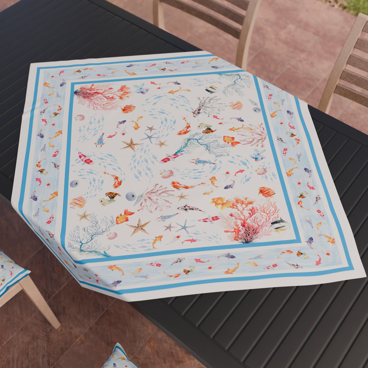 Centrotavola Moderno Cucina in Stampa Digitale Sealife