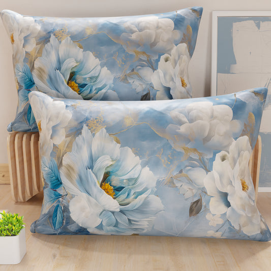 Taies d'oreiller en impression numérique, floral F13