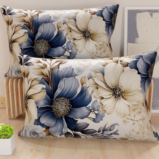 Taies de coussin en impression numérique, florale 04-300