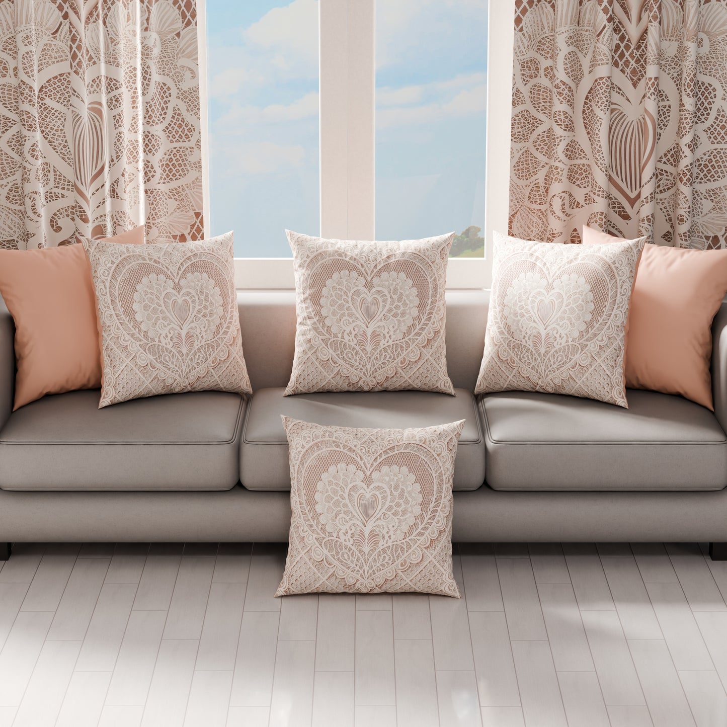 Cuscini, Copricuscini Divano, Cuscini Arredo in Stampa Digitale Shabby 321