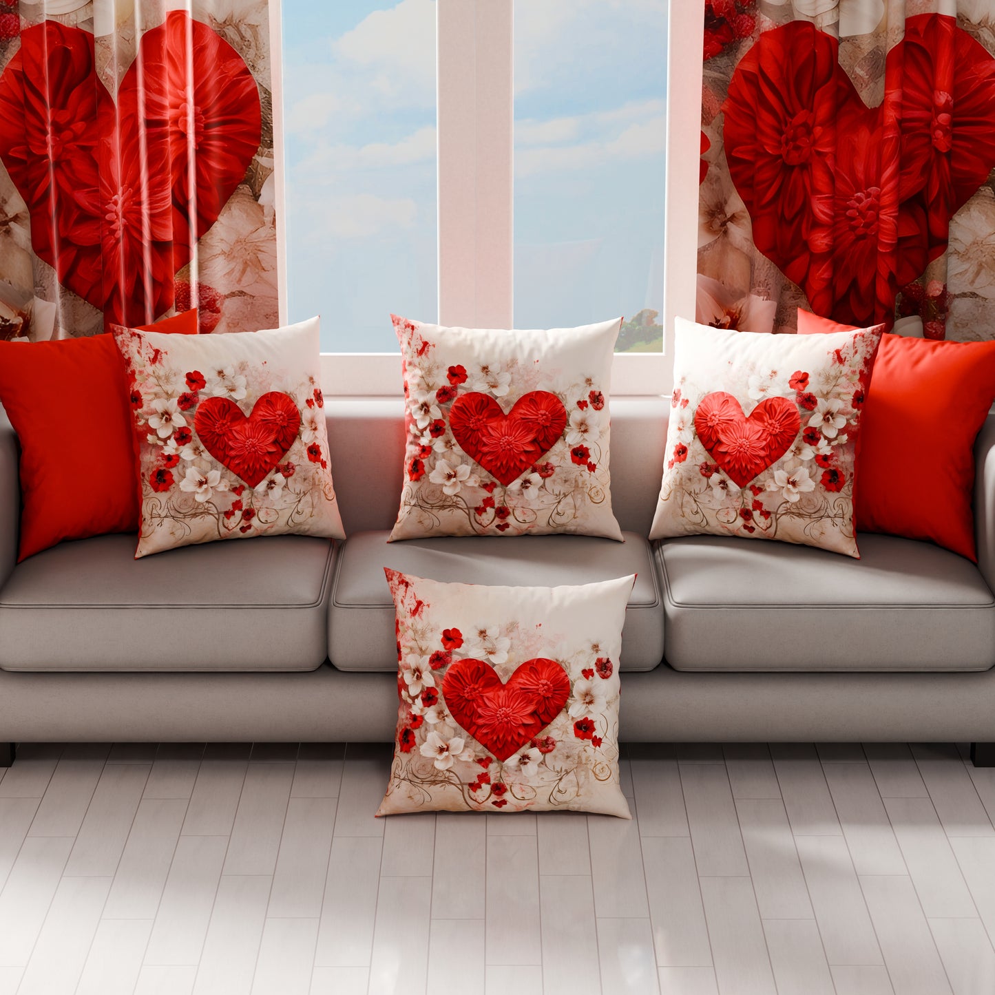 Cuscini, Copricuscini Divano, Cuscini Arredo in Stampa Digitale Shabby 338