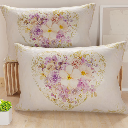 Taies d'Oreiller, Taies de Coussin en Impression Digitale, Shabby 320