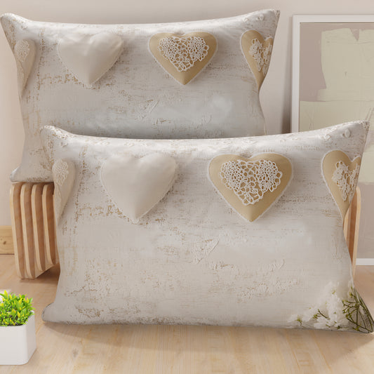 Taies d'Oreiller, Taies de Coussin en Impression Digitale, Shabby 325