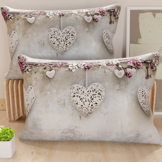 Taies d'Oreiller, Taies de Coussin en Impression Digitale, Shabby 327
