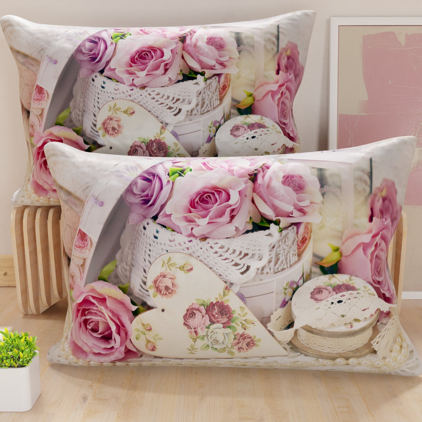 Federe, Federe Cuscini in Stampa Digitale, Shabby 328