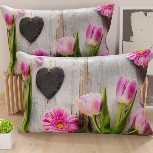 Taies d'Oreiller, Taies de Coussin en Impression Digitale, Shabby 330