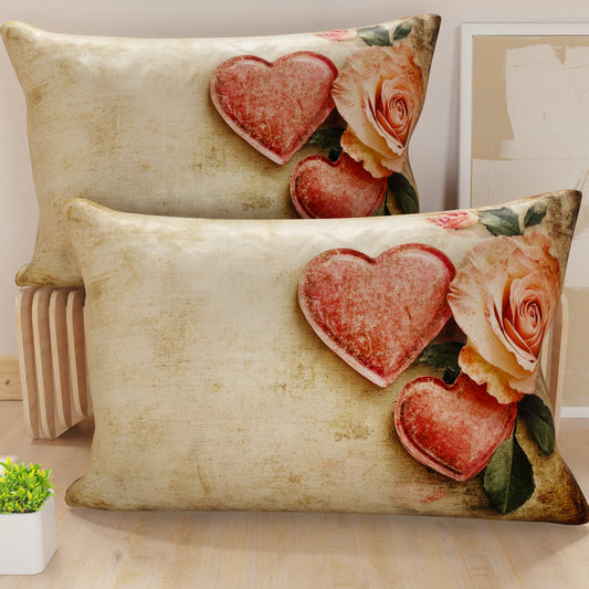 Taies d'Oreiller, Taies de Coussin en Impression Digitale, Shabby 332