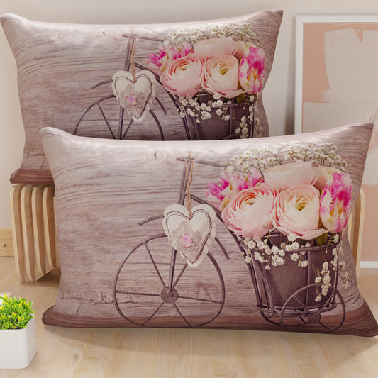 Taies d'Oreiller, Taies de Coussin en Impression Digitale, Shabby 337