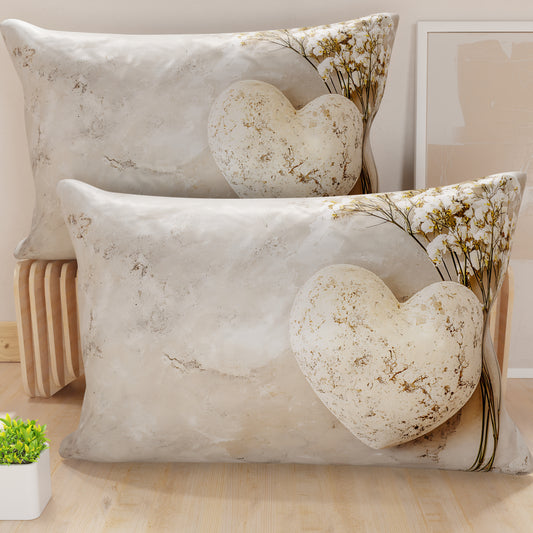 Taies d'Oreiller, Taies de Coussin en Impression Digitale, Shabby 339