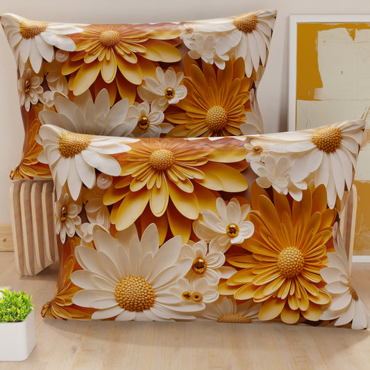 Taies d'oreiller en impression numérique, Floral 05-2
