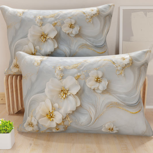 Taies de coussin en impression numérique, florale 06-1