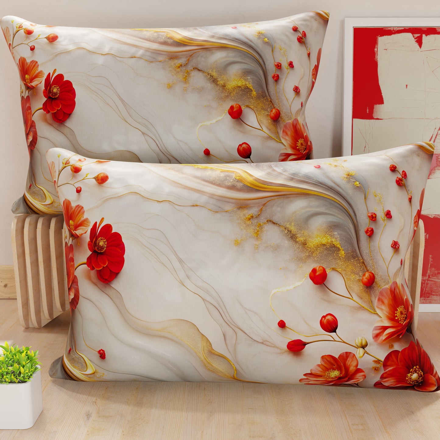 Federe Cuscini in Stampa Digitale, Floreale 06-2