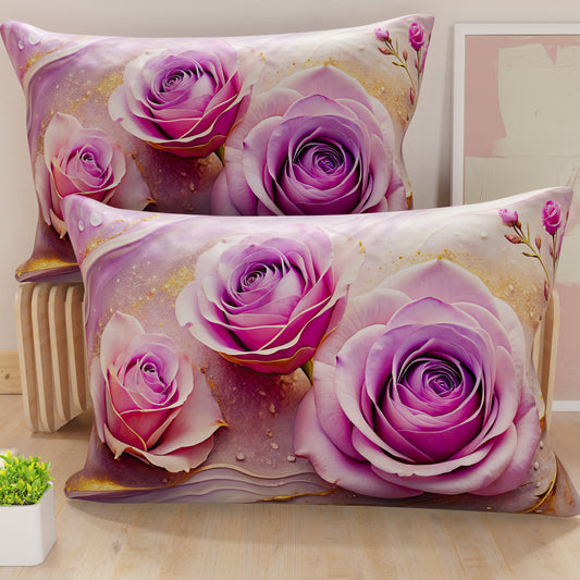 Taies de coussin en impression numérique, florale 06-8
