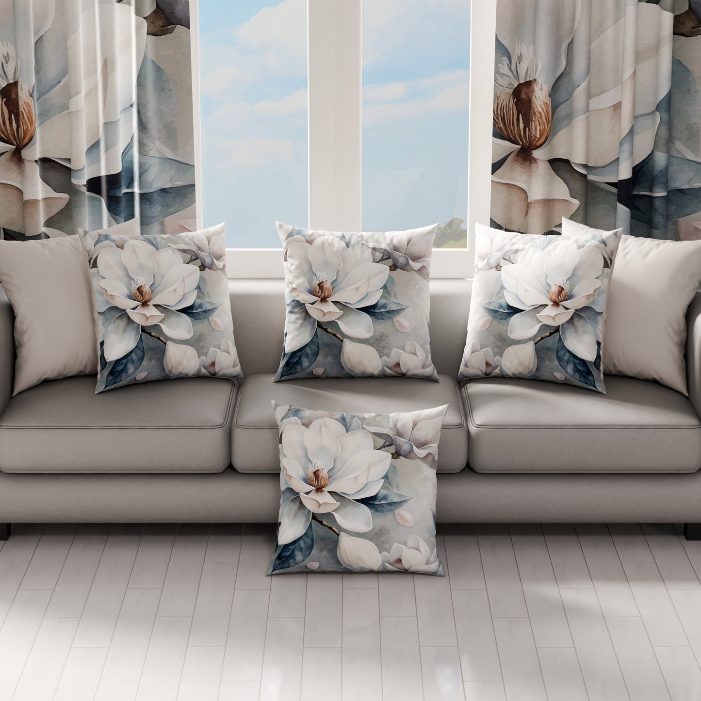 Cuscini, Copricuscini Divano, Cuscini Arredo in Stampa Digitale Floreale F14