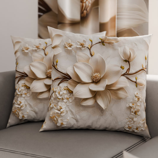 Coussins, Housses de coussin pour canapé, Coussins décoratifs en impression numérique florale F34