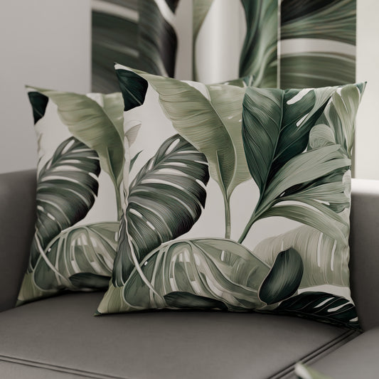 Coussins, Housses de coussin pour canapé, Coussins décoratifs en impression numérique florale F4
