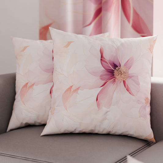 Coussins, Housses de coussin pour canapé, Coussins décoratifs en impression numérique florale F8