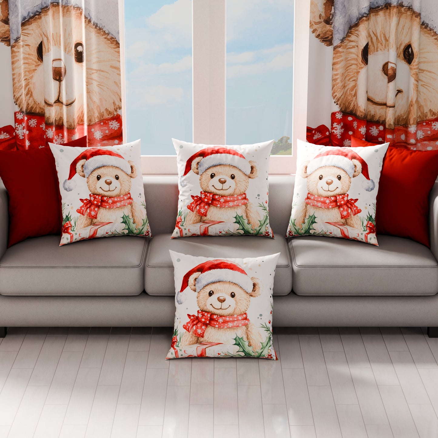 Cuscini, Copricuscini Divano, Cuscini Arredo Natalizi 25 Xmas 16