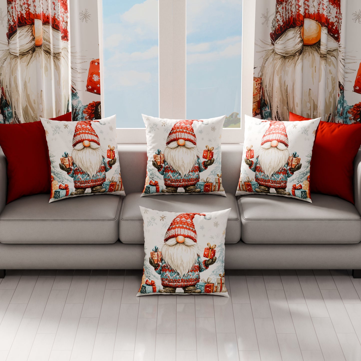 Cuscini, Copricuscini Divano, Cuscini Arredo Natalizi 25 Xmas 19