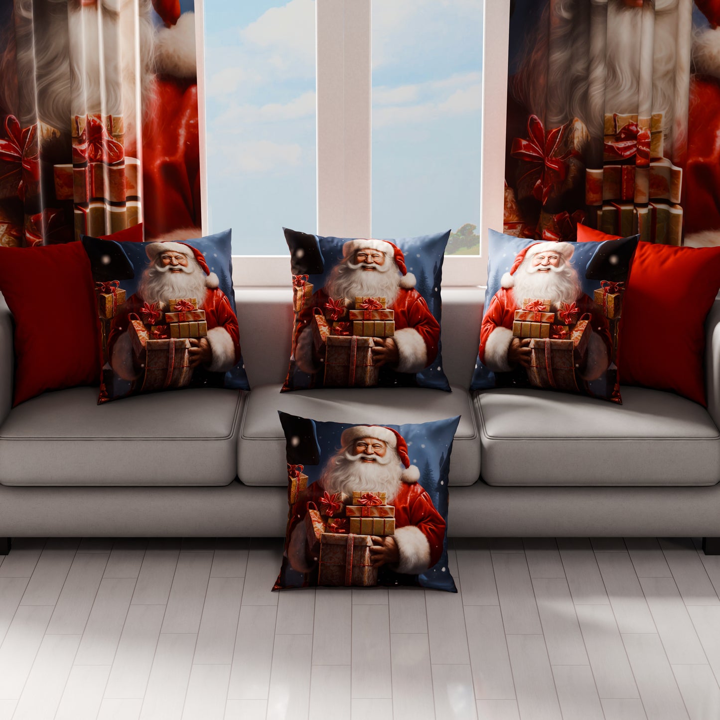 Cuscini, Copricuscini Divano, Cuscini Arredo Natalizi 25 Xmas 2