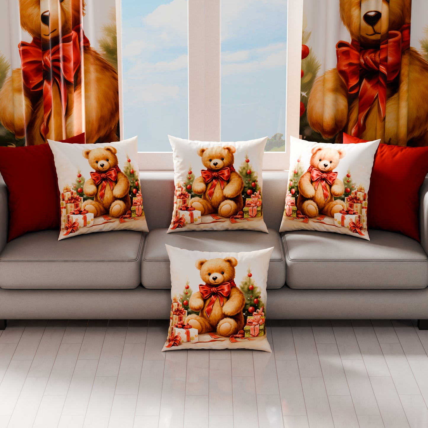 Cuscini, Copricuscini Divano, Cuscini Arredo Natalizi 25 Xmas 3