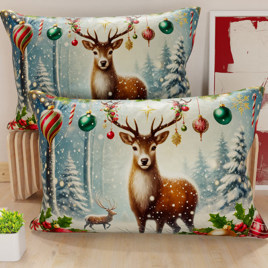 Housses de coussin en impression numérique Noël, 25 Xmas 4