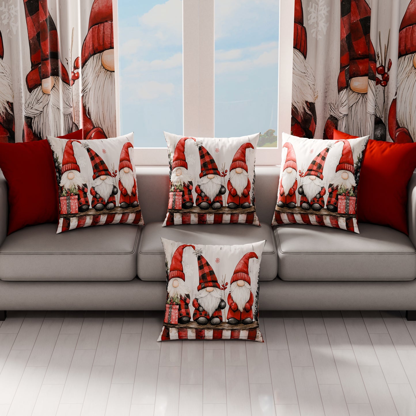 Cuscini, Copricuscini Divano, Cuscini Arredo Natalizi 25 Xmas 5