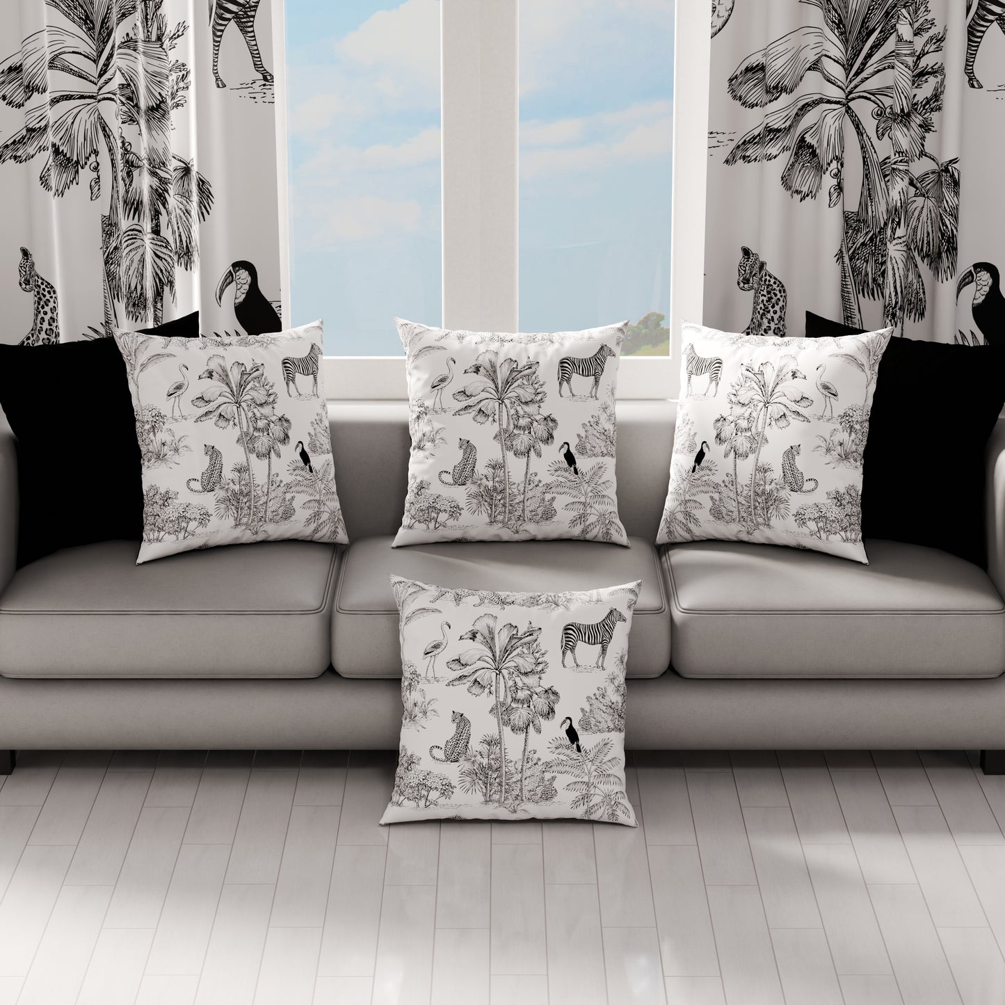 Cuscini, Copricuscini Divano, Cuscini Arredo in Stampa Digitale Animalier 02