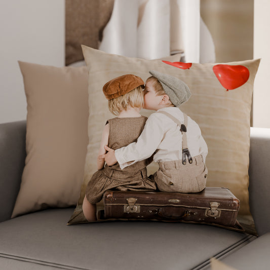 Coussins, Housses de coussin pour canapé, Coussins décoratifs en impression numérique Baiser