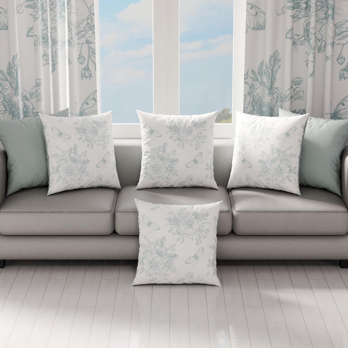 Cuscini, Copricuscini Divano, Cuscini Arredo in Stampa Digitale Botanic 03-04