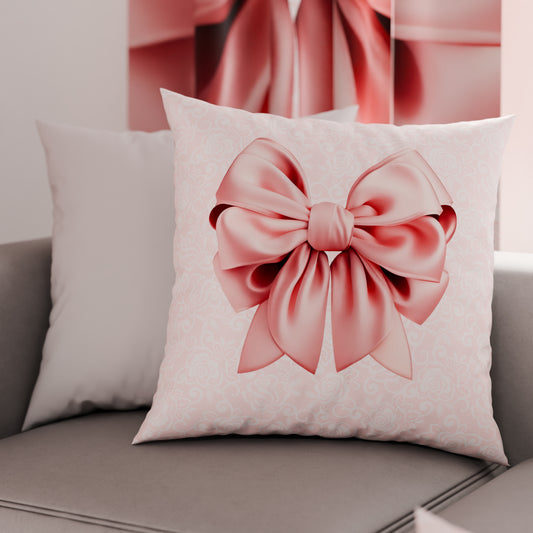 Cuscini, Copricuscini Divano, Cuscini Arredo in Stampa Digitale Fiocco Rosa