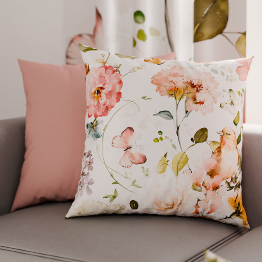 Coussins, Housses de Coussin pour Canapé, Coussins Décoratifs en Impression Digitale Florale 06