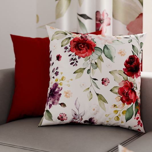 Coussins, Housses de Coussin pour Canapé, Coussins Décoratifs en Impression Digitale Florale 07