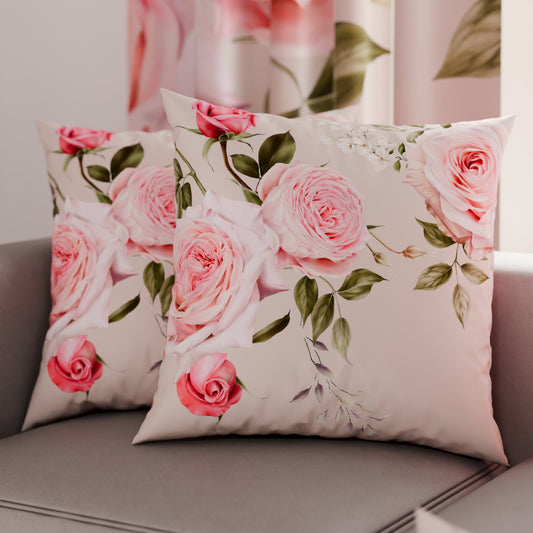 Coussins, Housses de coussin pour canapé, Coussins décoratifs en impression numérique Floral 20-06