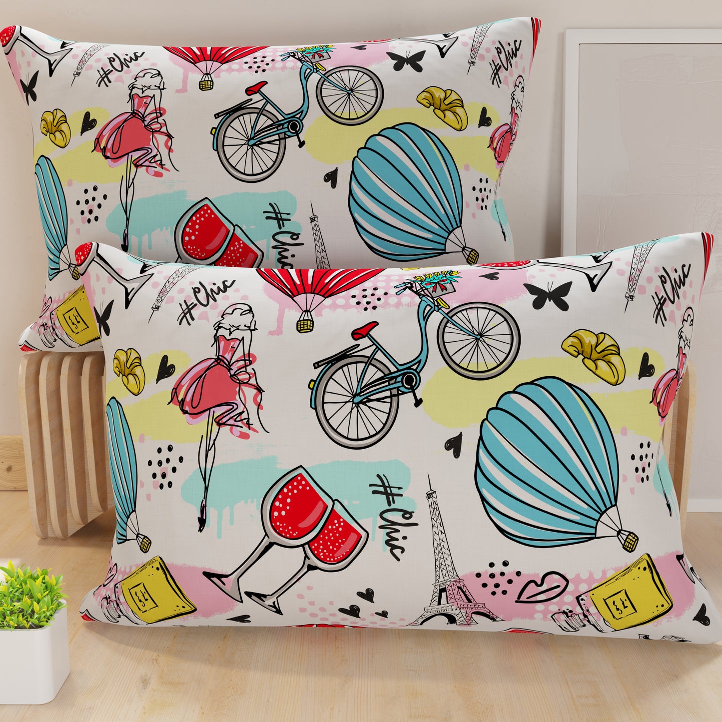 Federe Cuscini in Stampa Digitale, Paris Chic