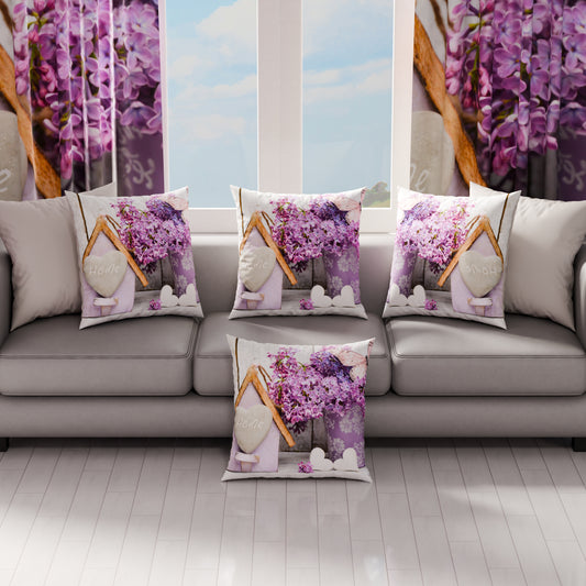 Cuscini, Copricuscini Divano, Cuscini Arredo in Stampa Digitale Shabby 01