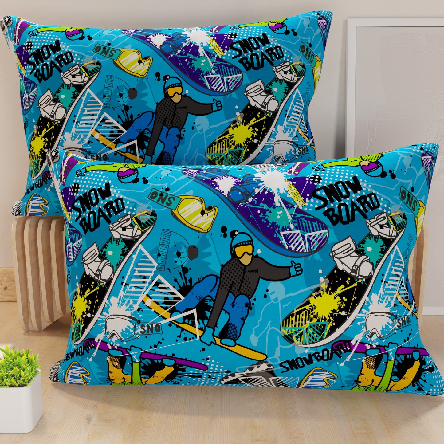 Federe Cuscini in Stampa Digitale, Snowboard