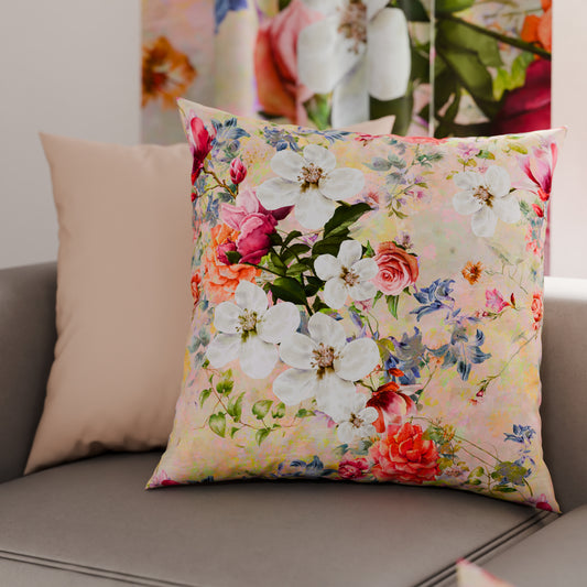 Coussins, Housses de coussin pour canapé, Coussins décoratifs en impression numérique Printemps 04 Coloré