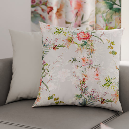 Coussins, Housses de coussin pour canapé, Coussins décoratifs en impression numérique Printemps 05 Gris
