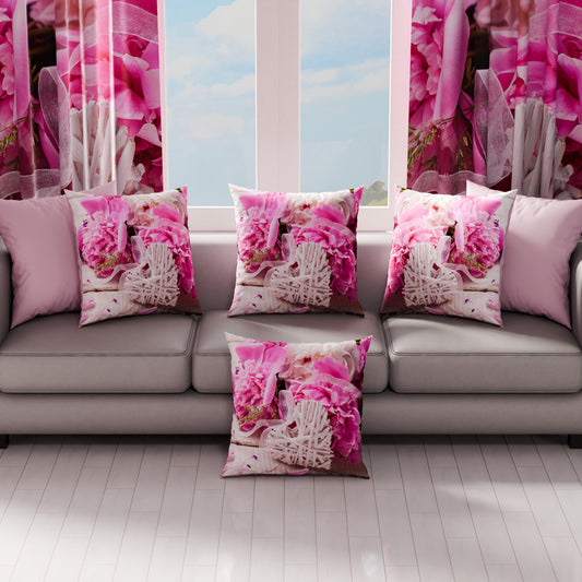 Coussins, Housses de coussin pour canapé, Coussins décoratifs en impression numérique Printemps