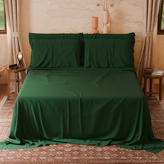Lenzuola Matrimoniali Singole Cotone Verde Made in Italy | PETTI Artigiani Italiani