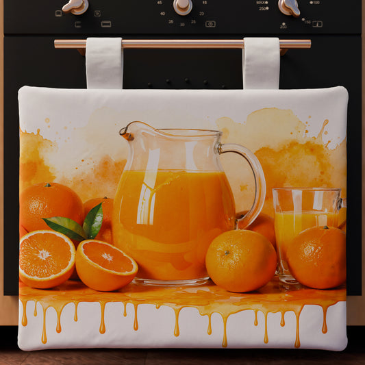 Housse de Four pour Cuisine en Impression Numérique Fruit - Orange