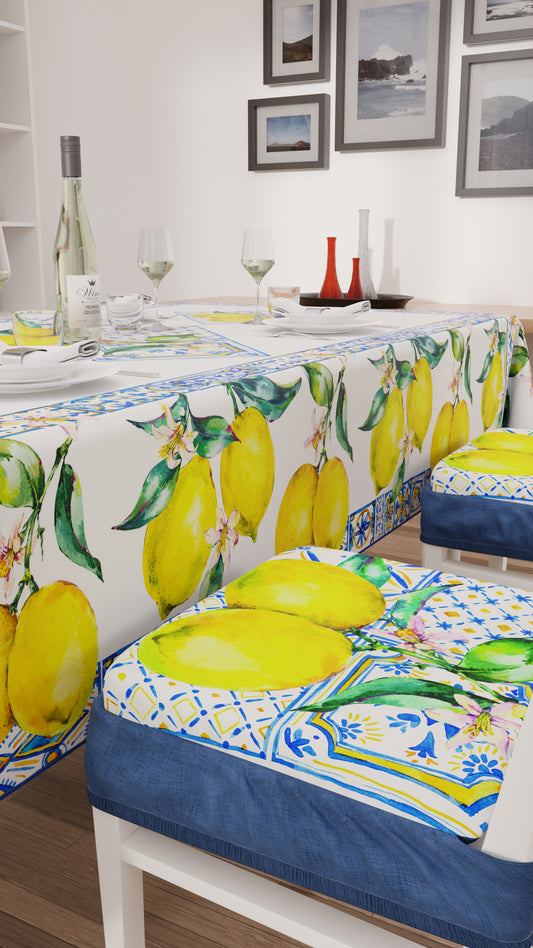 Coussins pour chaises avec élastique Housse de chaise en impression numérique Vietri-01